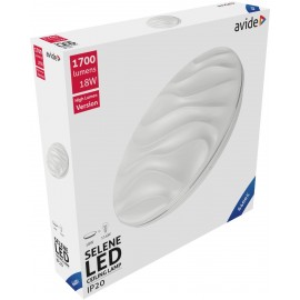 Avide LED Ceiling Lamp Oyster Selene 18W 330*68mm CW 6400K
