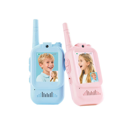 XO DJJ02 Παιδικό Σετ Βίντεο Walkie-Talkie (Μπλε/Ροζ)