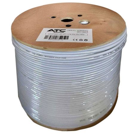 ATC Στροφείο RF ATC-713 Value RG6 300m Ξύλινο
