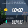 EDUP EH-LED1302 Digital Timer Nightlight Watch Alarm Clock 12 or 24 Hour Display