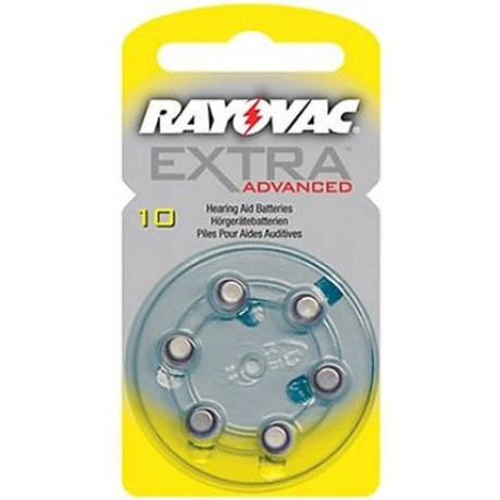 Rayovac Extra Advanced Βαρηκοΐας 10 (6τμχ)
