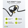 Goobay Καλώδιο HDMI Ethernet Υψηλής Ταχύτητας 4K/60Hz 18Gbit/s Μαύρο 1μ 80101