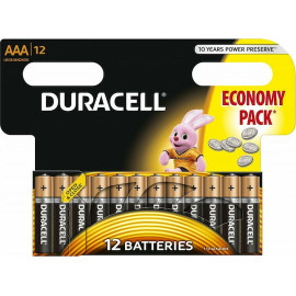 Duracell BASIC AAA 12OBX, Αλκαλικές μπαταρίες 12 τεμάχια
