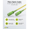 Goobay Καλώδιο Οπτικής FTTH  Ίνας Μονής Λειτουργίας OS2 Κίτρινο 30μ