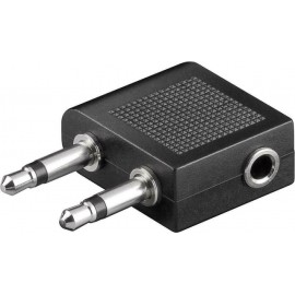 Διπλό Φίς 3.5mm Μono Αρσ. σε Stereo Θηλ. 61004