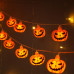Διακοσμητική γιρλάντα LED Modee για το Halloween με φαναράκια-κολοκύθες (165cm / απόσταση 15cm) – Θερμό λευκό φως