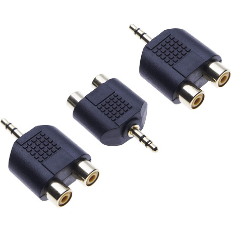 Μετατροπέας Stereo 3.5mm Σε 2 RCA Θηλ.1pcs