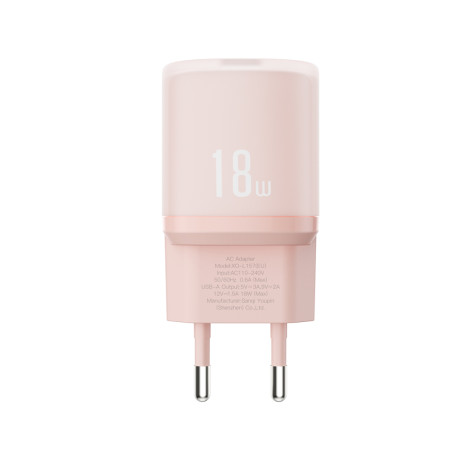 XO L157(EU) QC3.0 18W Φορτιστής Ροζ