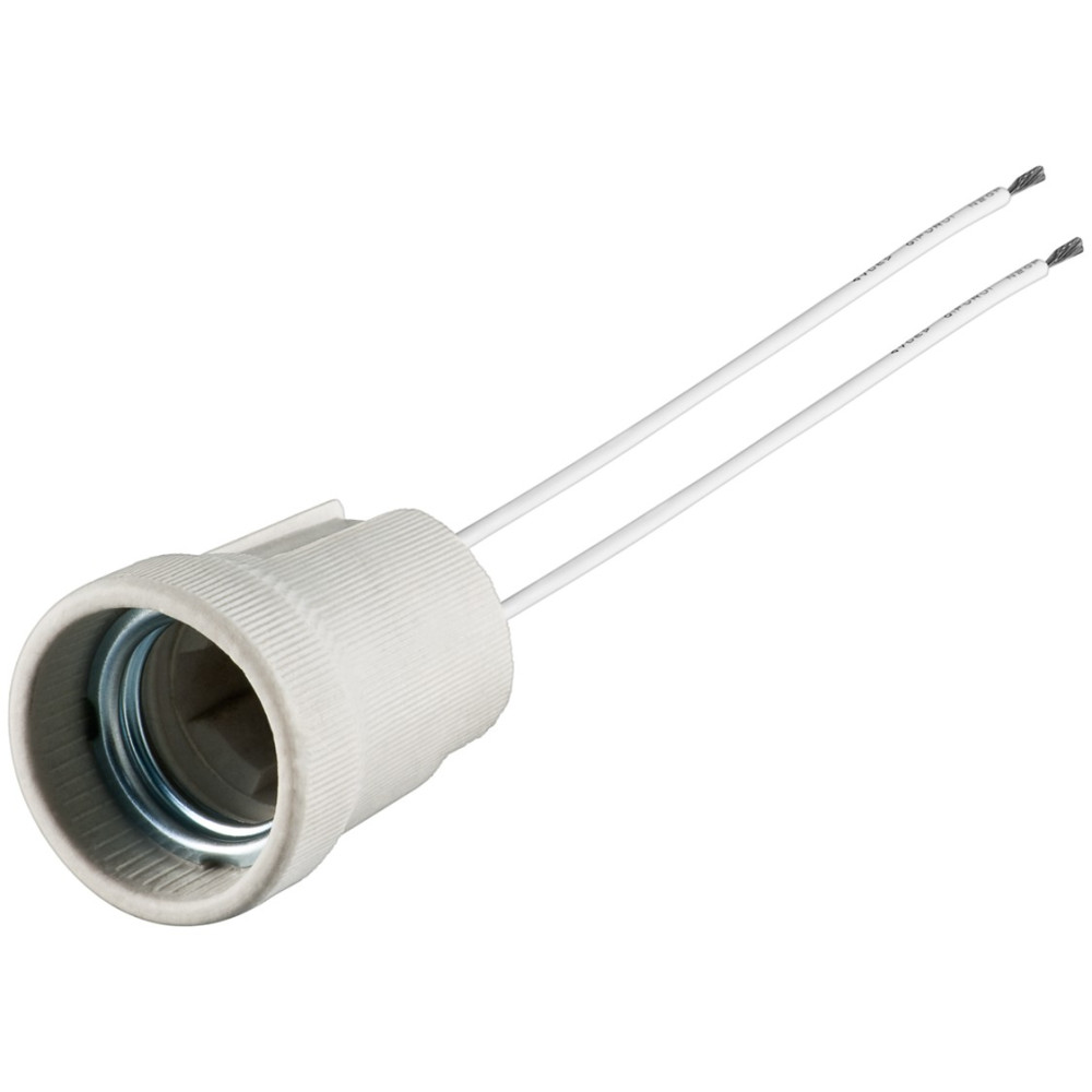 Goobay Ντουί Λάμπας E27 με Διπλό Καλώδιο 0.15m Max 100W