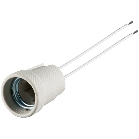 Goobay Ντουί Λάμπας E27 με Διπλό Καλώδιο 0.15m Max 100W