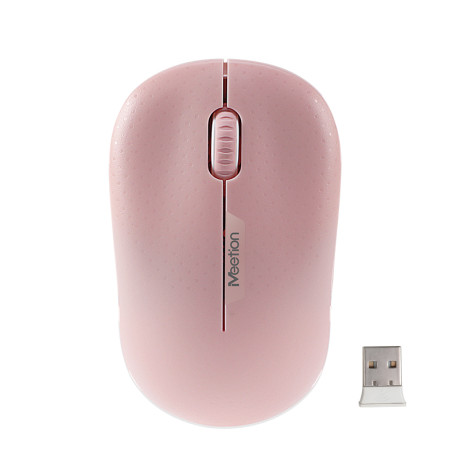 Meetion MT-R545 2.4G Ασύρματο Ποντίκι / Ρόζ
