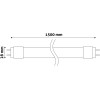 Avide LED Τύπου Φθορίου 24W G13 1500mm Θερμό 3000K