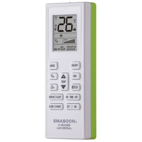 SMASOON K-8008E Universal Τηλεχειριστήριο Κλιματισμού Πράσινο