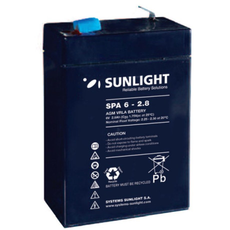Sunlight Μολύβδου  6V 2.8A