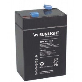 Sunlight Μολύβδου  6V 4.5A 16070