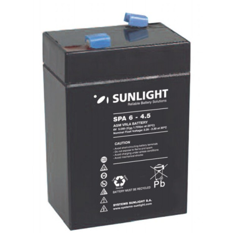 Sunlight Μολύβδου  6V 4.5A 16070