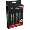 2 poles 6.35mmx2 - 2x XLR male cable