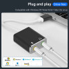Κάρτα ήχου USB 7.1 με καλώδιο