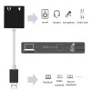 Κάρτα ήχου USB 7.1 με καλώδιο