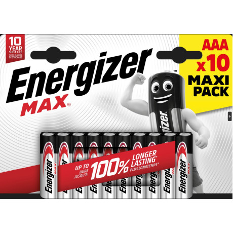 Energizer Max Alkaline AAA (10 τμχ)
