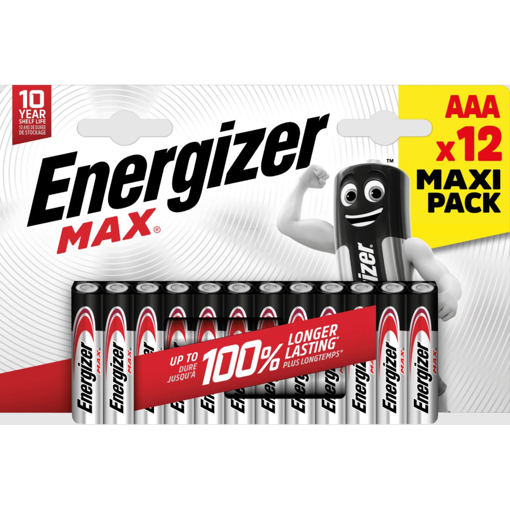 Energizer Max Αλκαλική AAA (12τμχ)
