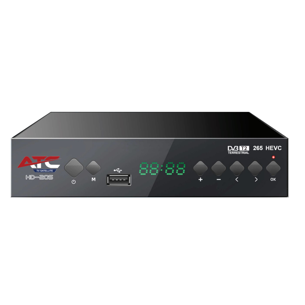 ATC Επίγειος Δέκτης ATC HD-205 T2 H.265