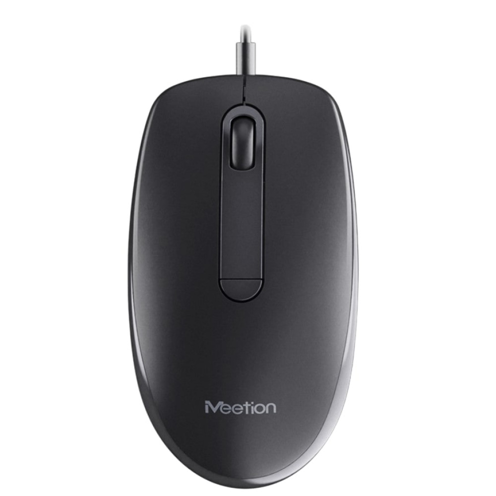 Meetion M100 USB Ενσύρματο Ποντίκι Μαύρο