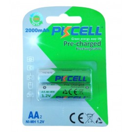 Pkcell Επαναφορτιζόμενη RTU AA2000-2B (2τμχ)