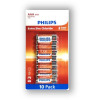 Philips Longlife AAA 10 Pack Family