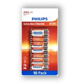 Philips Longlife AAA 10 Pack Family