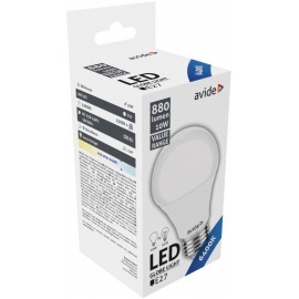 Avide LED Κοινή 10W E27  Ψυχρό 6400K Value