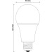 Avide LED Κοινή 18W E27 Θερμό 3000K Value
