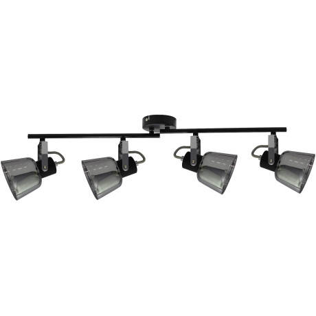 Avide Φωτιστικό Οροφής Maya 4xE14 Θέσεων Μαύρο