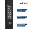 Avide LED Φωτιστικό Γραφείου Δερμάτινο με Ημερολόγιο Μαύρο 6W