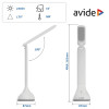 Avide LED Φωτιστικό Γραφείου RGB Mood Light Άσπρο 4W