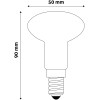 Avide LED Filament R50 4W E14 160° Θερμό 2700K