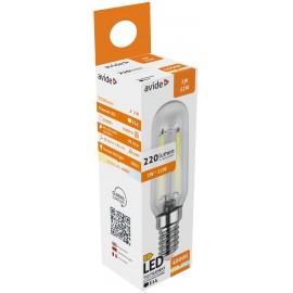 Avide LED Filament T25 2W E14 Λευκό 4000K