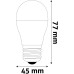 Avide LED Σφαιρική G45 2.9W E27 Λευκό 4000K Super Υψηλής Φωτεινότητας