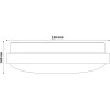 Avide LED Μοντέρνα Πλαφονιέρα Οροφής Pandora (Αλουμίνιο) 18W 330*100mm Λευκό 4000K