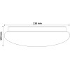 Avide LED Μοντέρνα Πλαφονιέρα Οροφής Umbriel (Raindrop) 18W 330*100mm