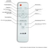 Avide LED Ceiling Lamp Oyster Pandora-CCT (ALU) 48W (24+24) with remote