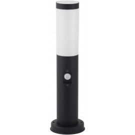 Avide Εξωτερικό Φωτιστικό Κήπου Boca 1xE27 450mm IP44 Μαύρο Φωτοκύτταρο