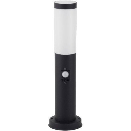 Avide Εξωτερικό Φωτιστικό Κήπου Boca 1xE27 450mm IP44 Μαύρο Φωτοκύτταρο