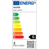 Avide Εξωτερικό Φωτιστικό Κήπου Jolla LED 2W Θερμό 500mm IP44 Σατέν Νίκελ