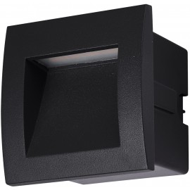Avide Εξωτερικό Φώς Σκάλας Χωνευτό Lagos LED 3W Θερμό 3000K IP54 9cm