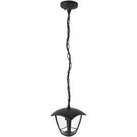 Avide Εξωτερικό Φωτιστικό Οροφής Aria 105cm 1xE27 IP44 Μαύρο