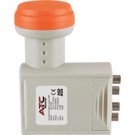 ATC LNB ATC-2334 Τετραπλό Quad (για 4 Δέκτες)