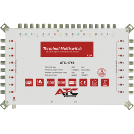 ATC ΠΟΛΥΔΙΑΚΟΠΤΗΣ ATC-1716 (4 Sat + 1 Ter / 16 Εξόδοι)