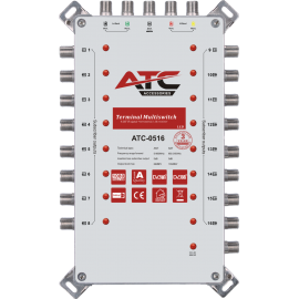 ATC ΠΟΛΥΔΙΑΚΟΠΤΗΣ ATC-0516 (1 Sat + 1 Ter / 16 Εξόδοι)