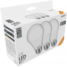 Avide LED Κοινή 10W E27 Λευκό 4000K Value 3τμχ